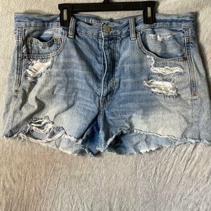American Eagle Distressed Jean Shorts